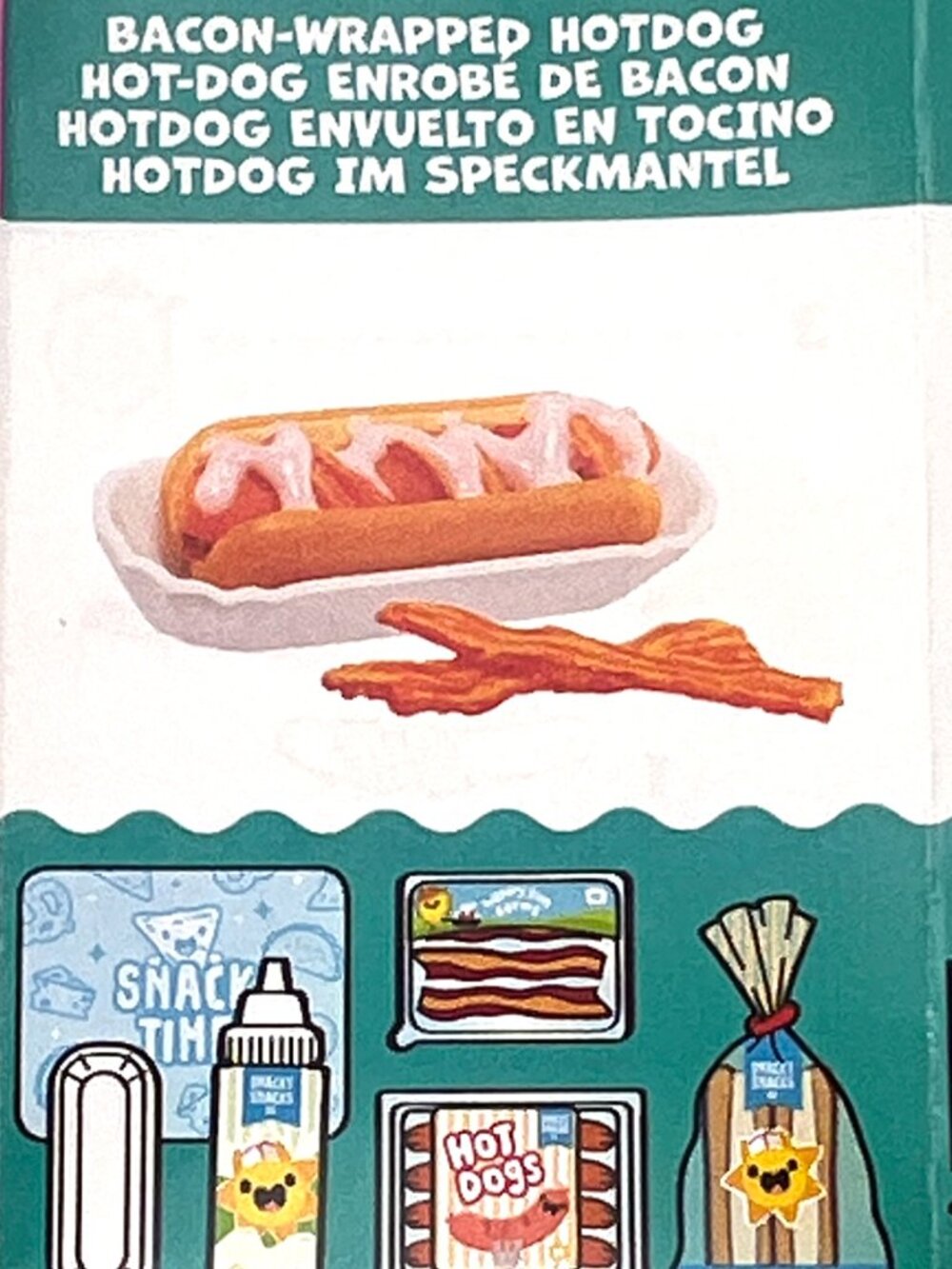 MGA Miniverse Make It Mini Food Cafe Series 4 Bacon Wrapped Hot Dog
